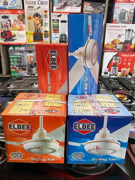 Elbee long Blade ceiling fan  white colour