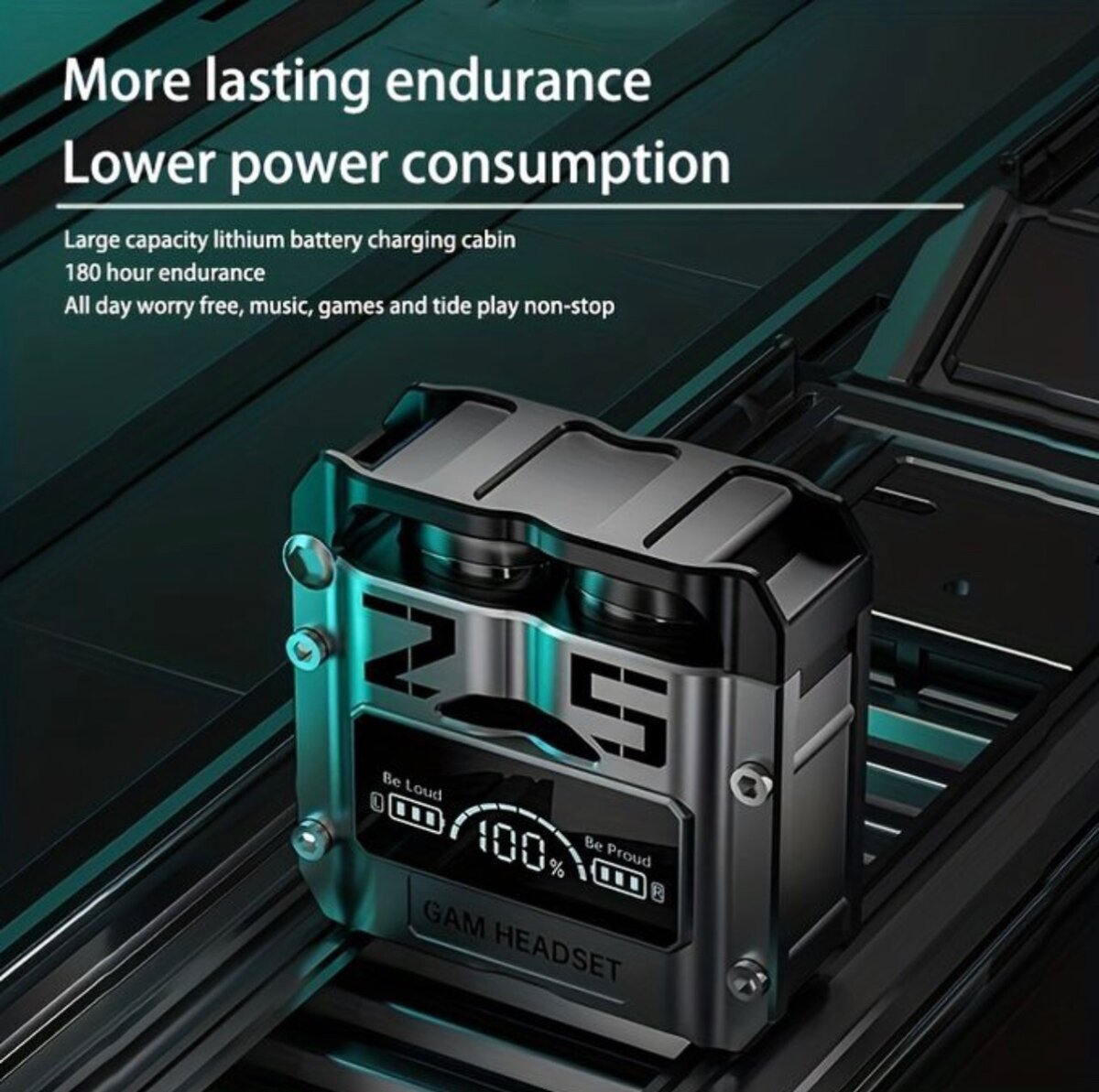 Bluetooth earbuds with PowerBank M25