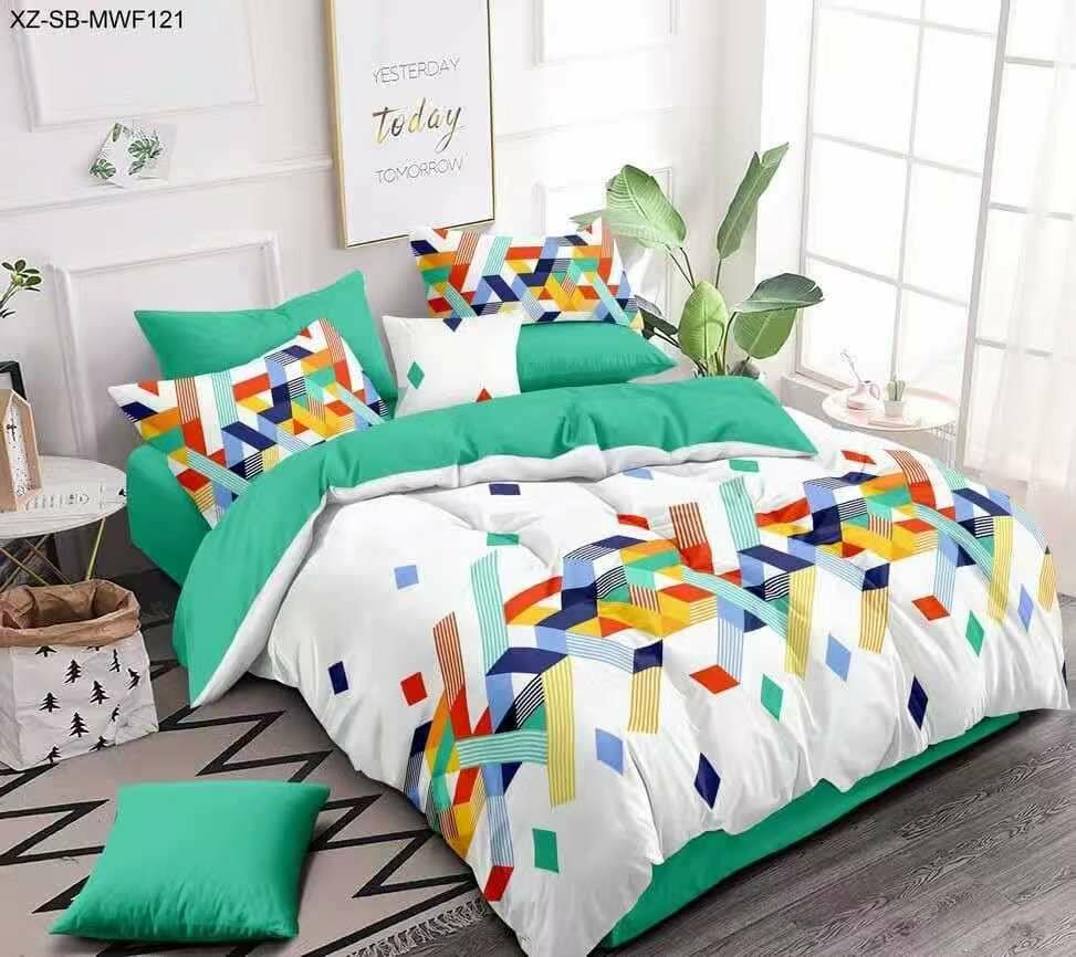 Drap de lit coloré et en coton