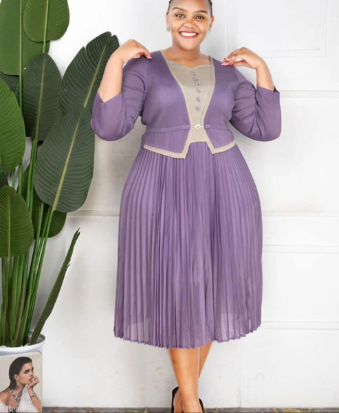 robe pourpre avec marron