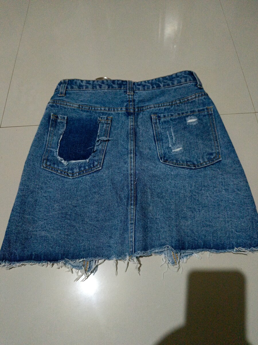 Demin mini skirt