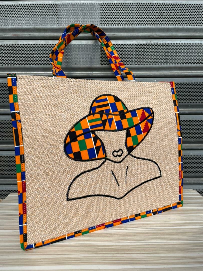 Sac de plage en toile ethnique