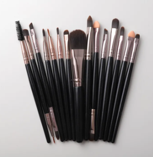 MAANGE 15pcs Professional Makeup Brushes Multifunctional Makeup Brush Set Blending Foundation Eyeshadow Eyeliner maquiagem