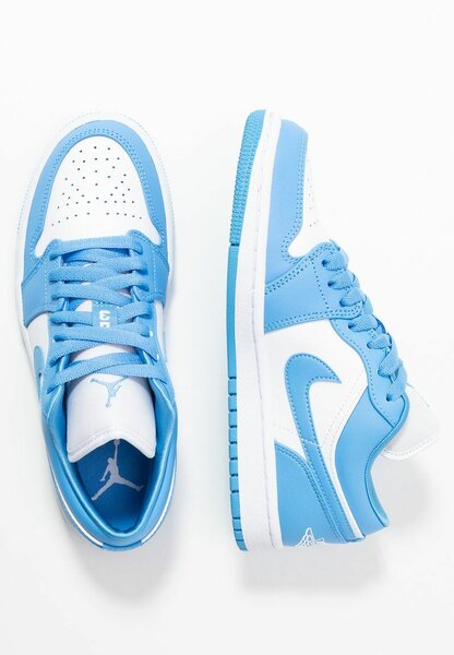 Baskets bleu et blanc sport