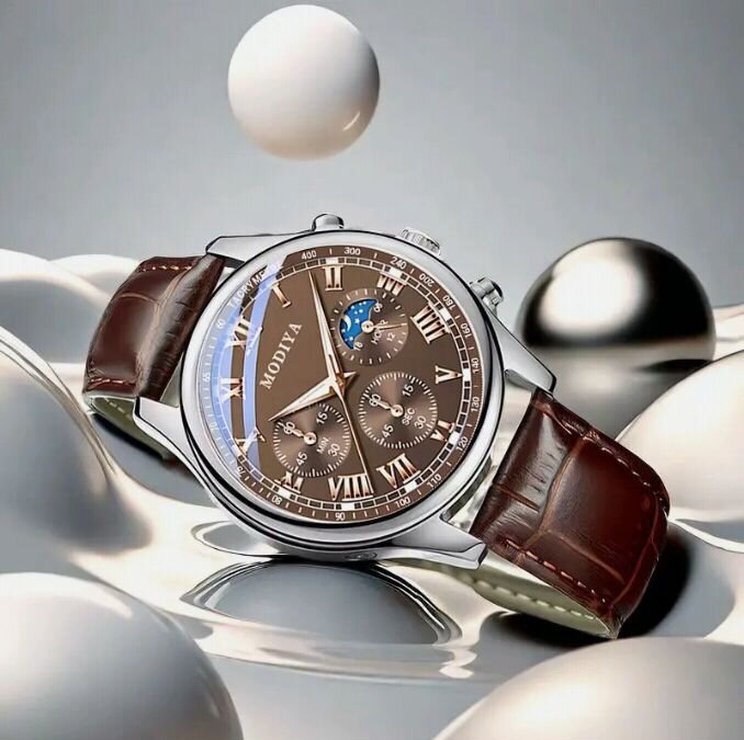 Montre Homme Chronographe Élégante