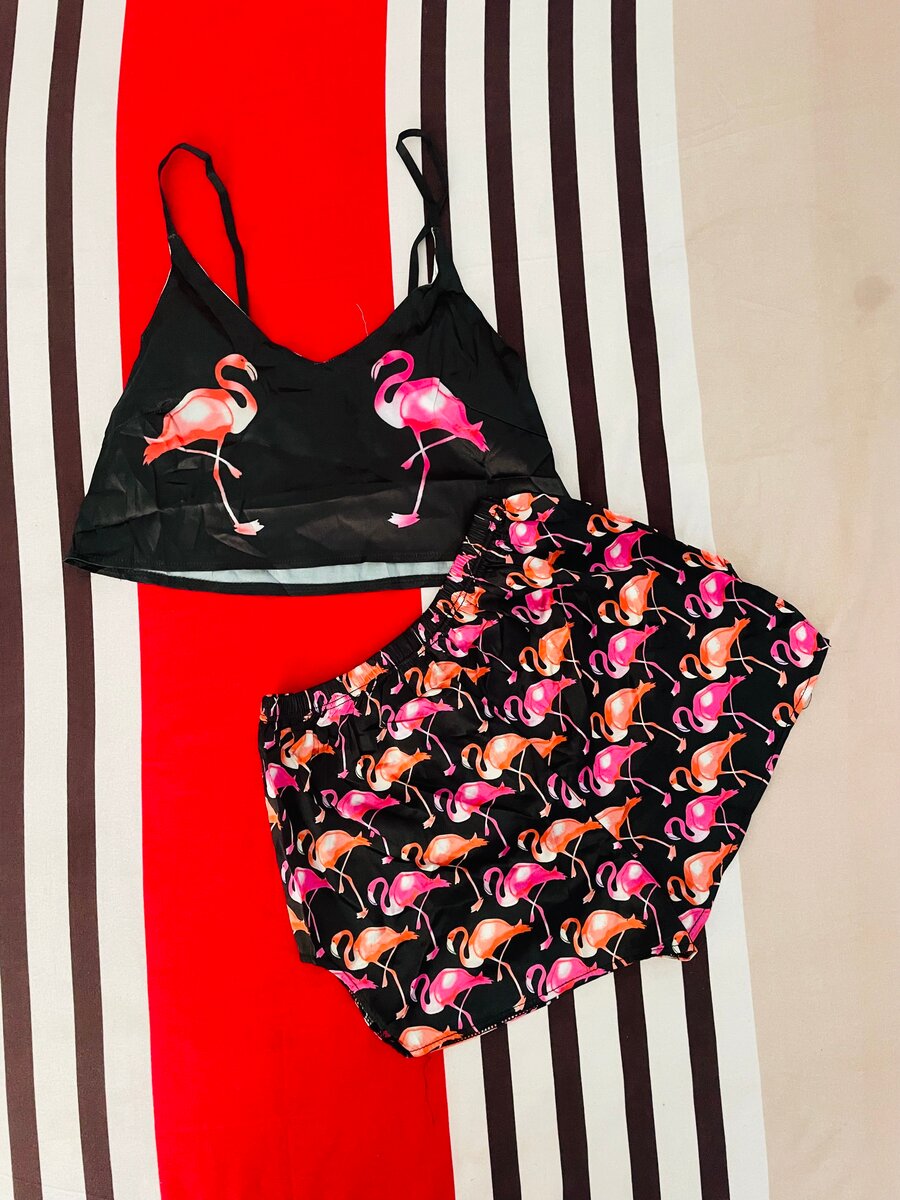 Ensemble pyjama femme imprimé