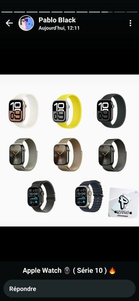 Batterie, chargeur, écrans, bars de charge.