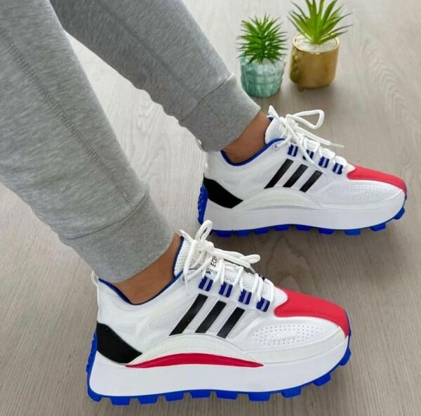 Sneakers tendances multicolores