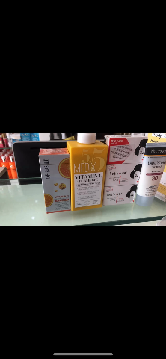 All types of perfumes and cosmetics