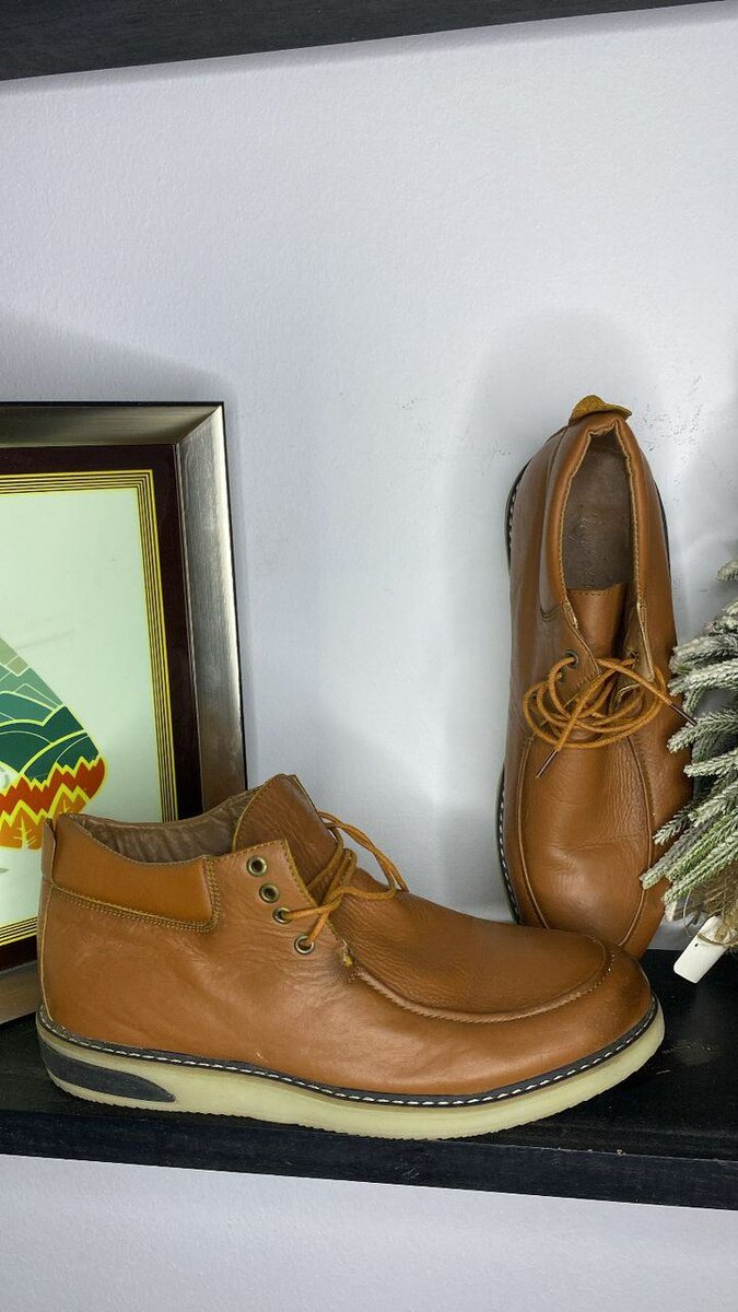 Mocassins en cuir élégants bruns