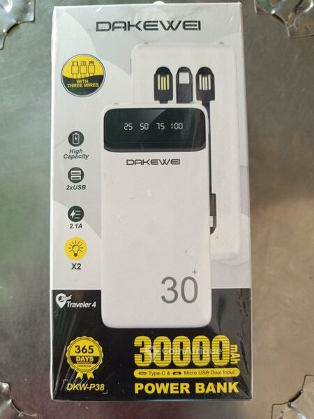 Batterie Externe Haute Capacité 30000mAh