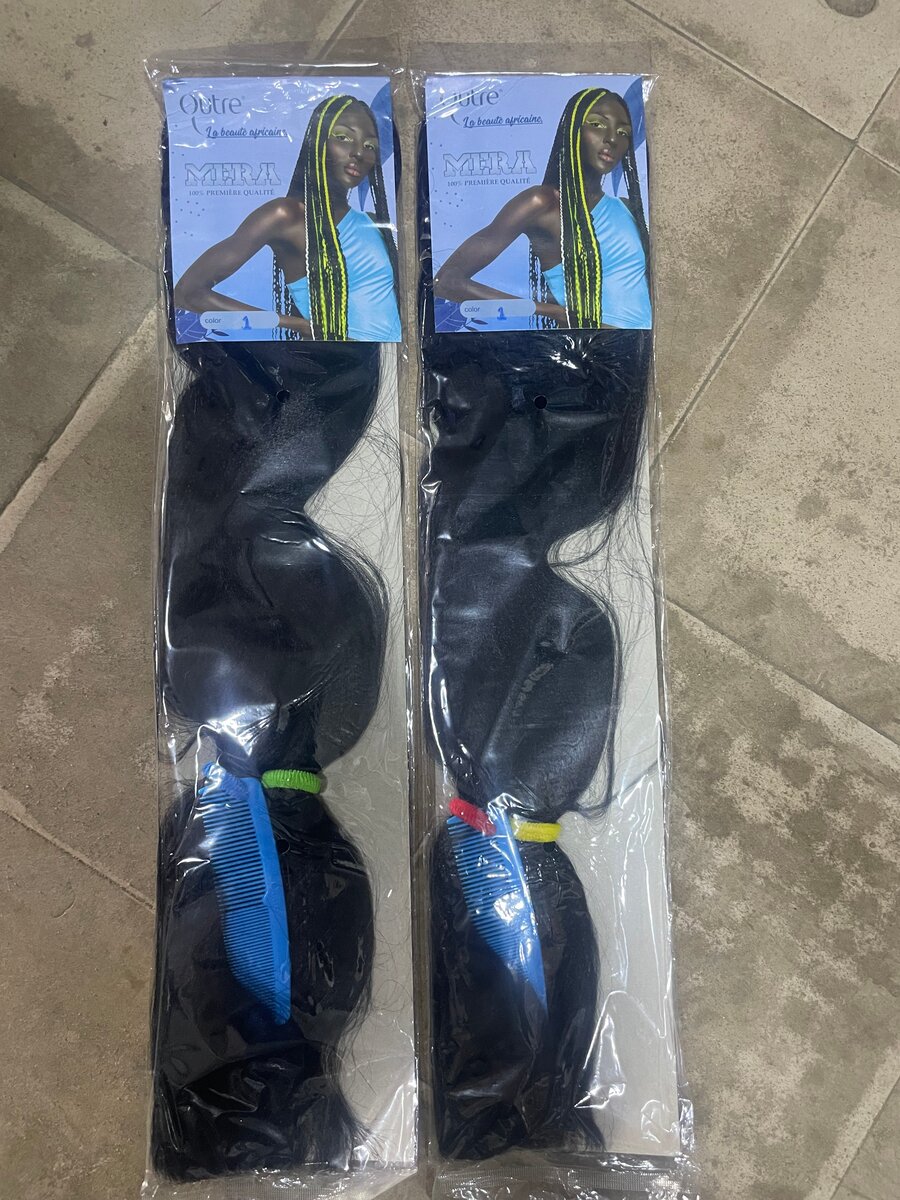 Extensions de cheveux colorés