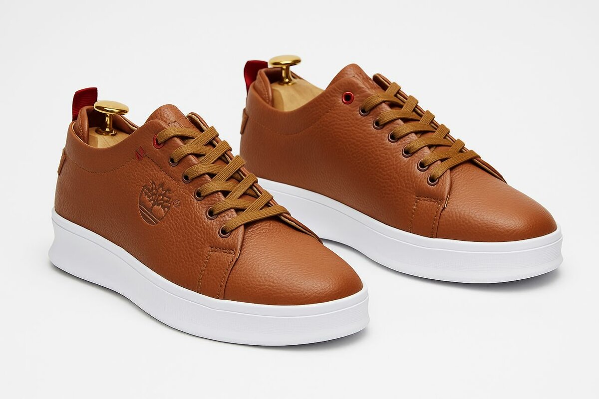 Sneakers en cuir élégants