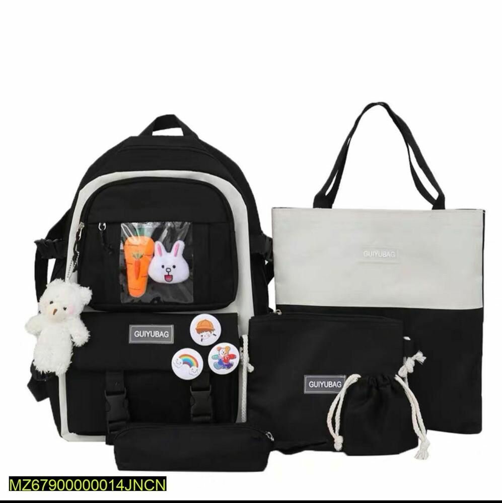 5 Pcs Backpack For Girls And Boys