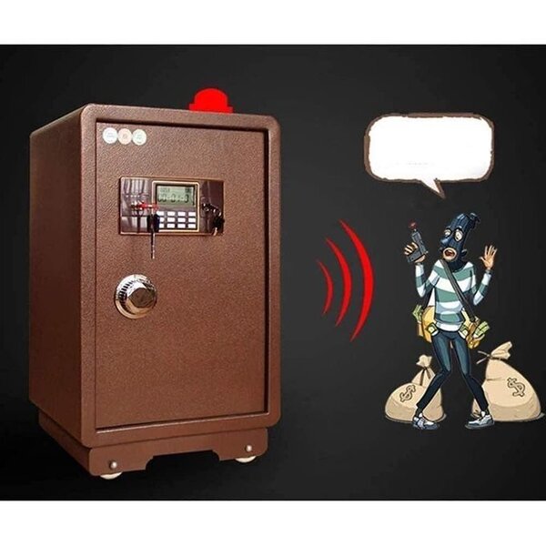 Coffre-fort Numérique Avec Code et Clés de Secours 90KG