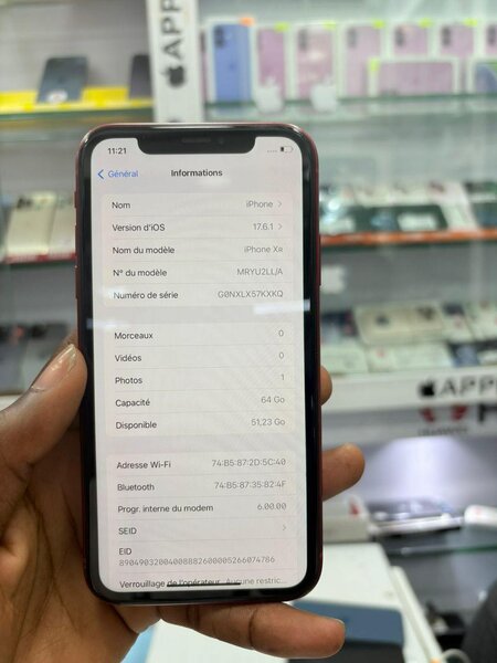 iPhone XR Rouge 64 Go Débloqué