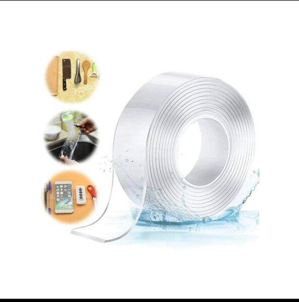 Ruban Adhésif Double Face Multifonctionnel (LOT DE 2)