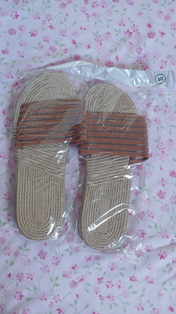 Sandales d'été en corde