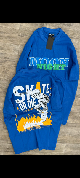 T-shirt Skater Bleu Cool