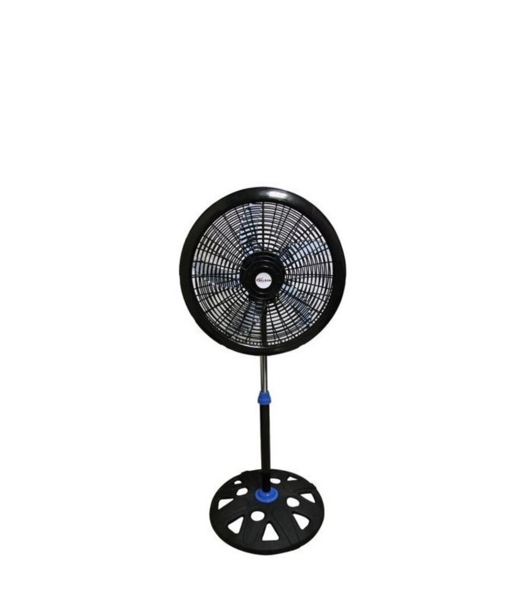 18" Standing Fan - Black/Blue