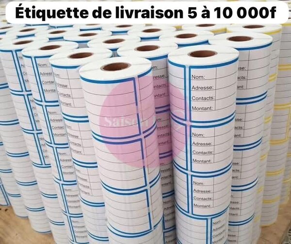 Étiquettes de livraison adhésives