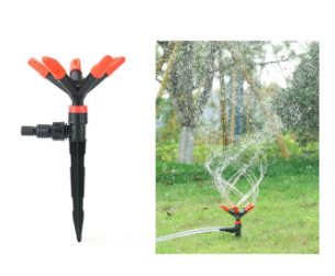 Garden Sprinkler 360°Automatic Rotating Lawn Sprinklers Water Sprinkler For Lawn Yard Garden Watering System