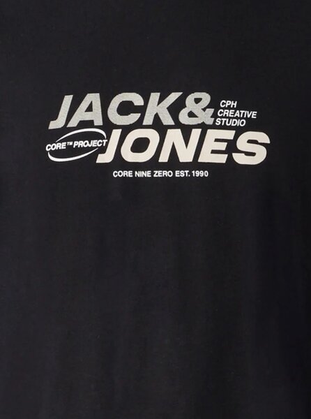 T-shirt noir moderne Jack & Jones