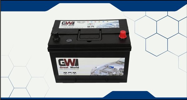 Batteries automobiles durables 12V DIN75ah