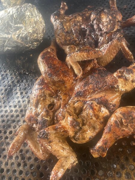 Poulet grillé savoureux