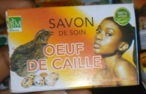 Savon oeuf de caille