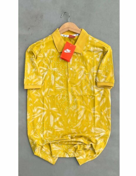 Polo en coton imprimé homme