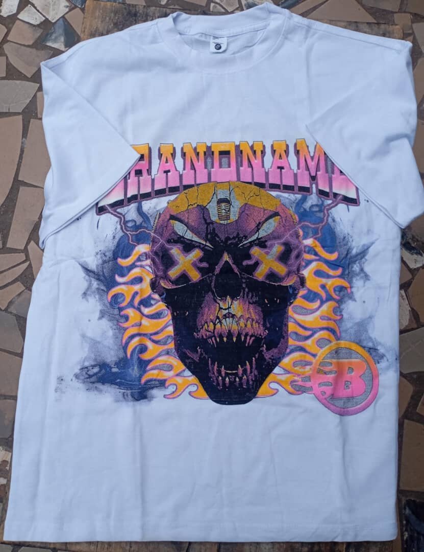 T-shirt unisexe crâne graphique