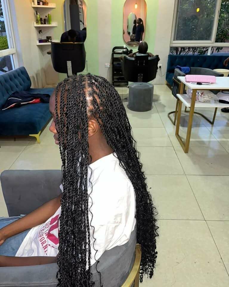Island twist goddess Braids