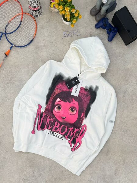 Sweat à capuche imprimé créatif