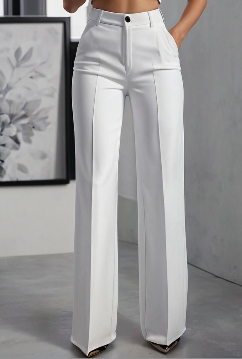 Pantalon tissu dame