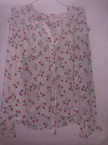 Blouse en voile floral