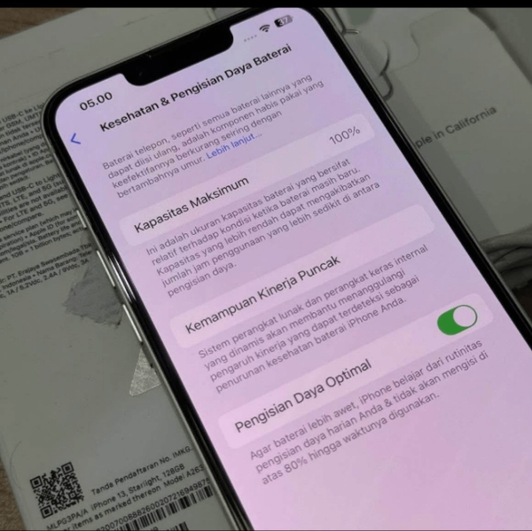 iPhone 13 Blanc Neuf 256 Go