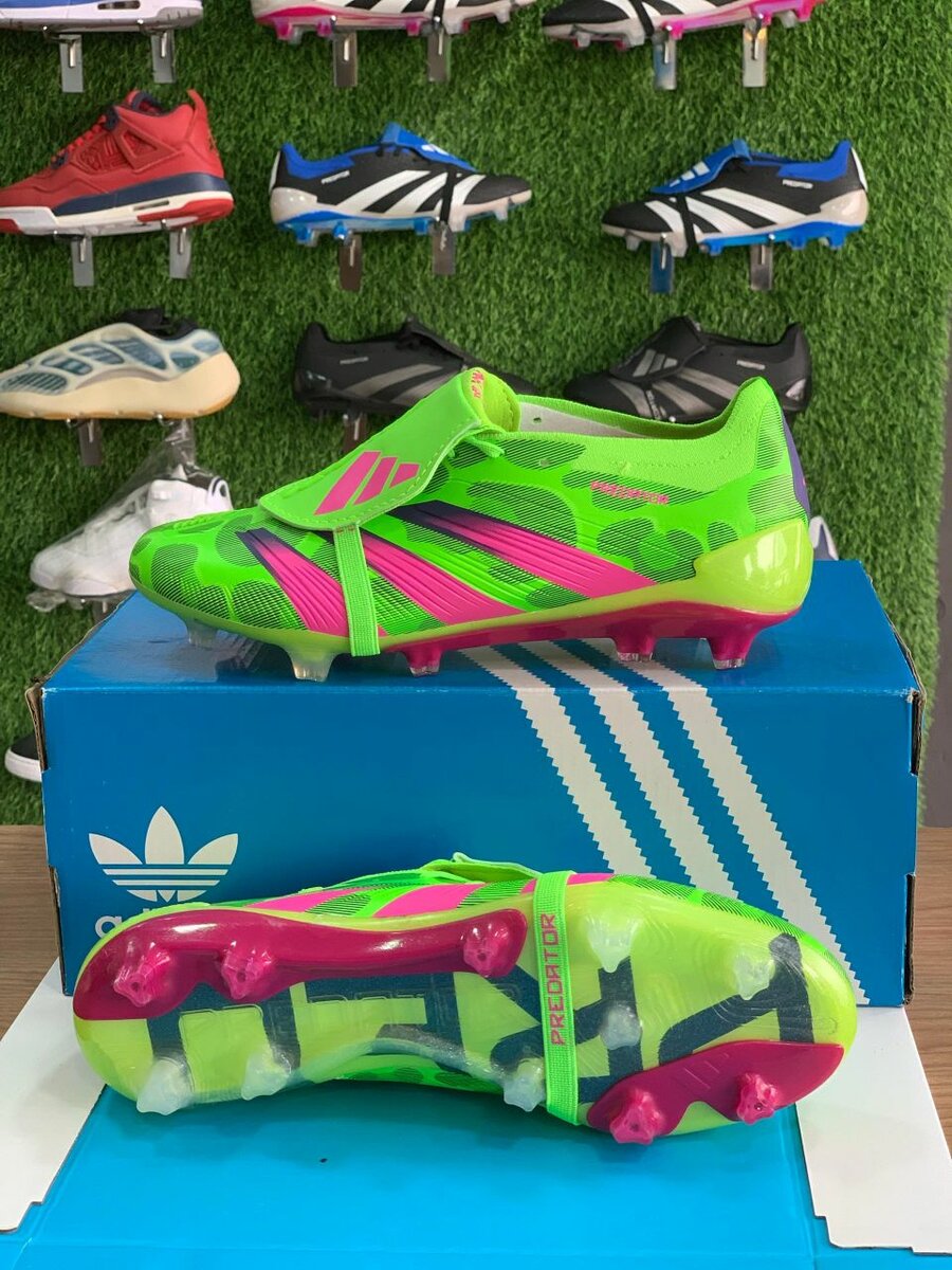 Green adidas predator