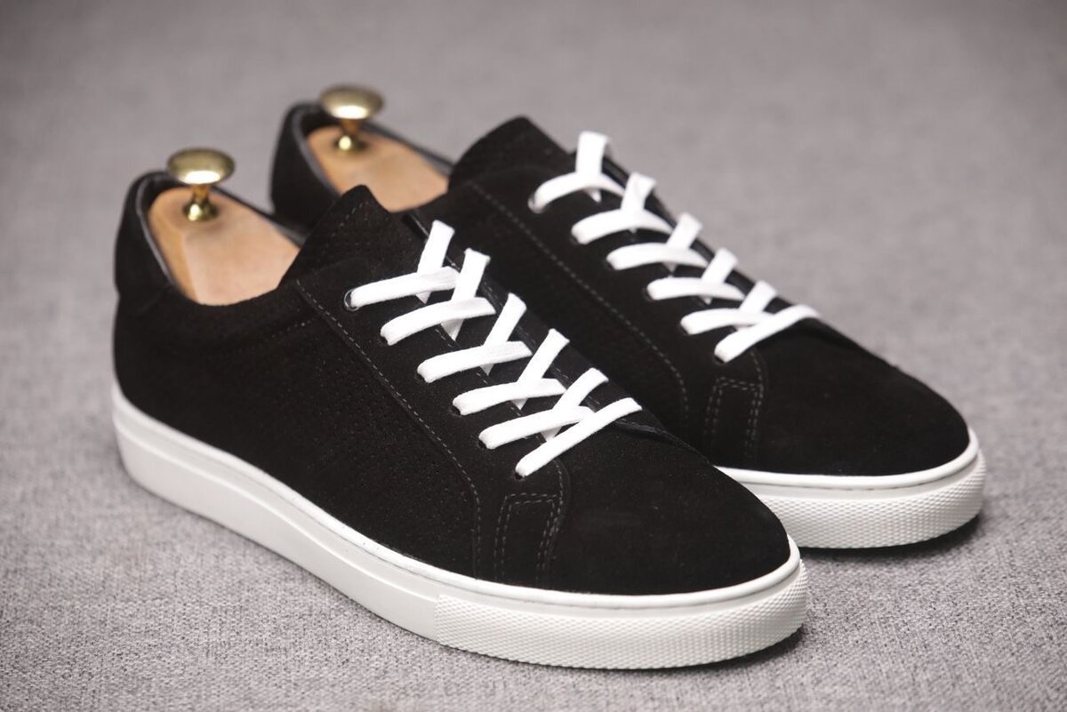 Sneakers en cuir style urbain