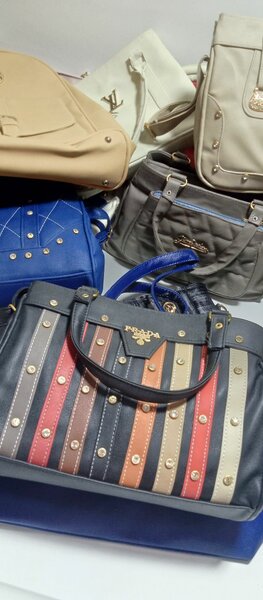 Branded hand bags.