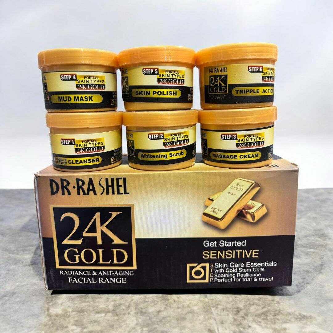 24K Gold waiting and glowing hydra facial kit for all skin t