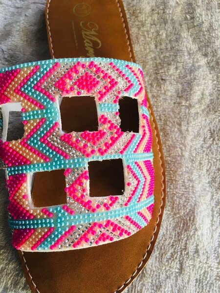 Sandales perlé du Senegal