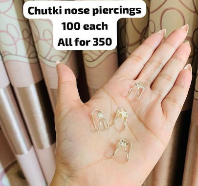 Chutki nose piersings 