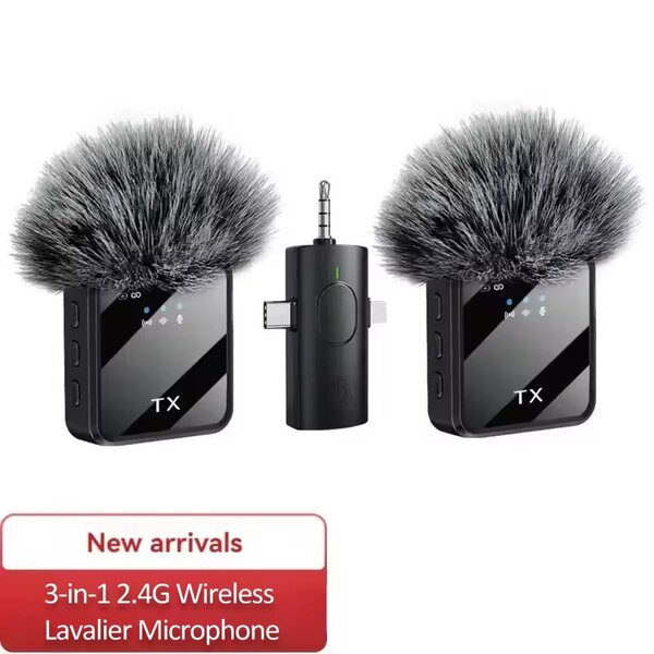 Microphone Lavalier sans Fil 2.4G