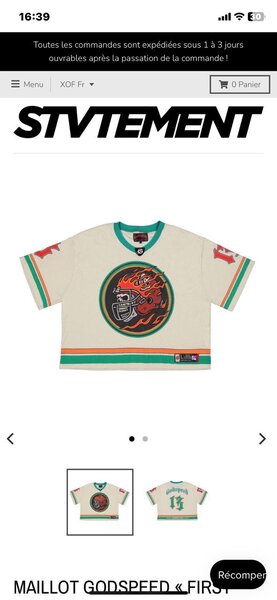 Maillots STVTEMENT Édition Limitée