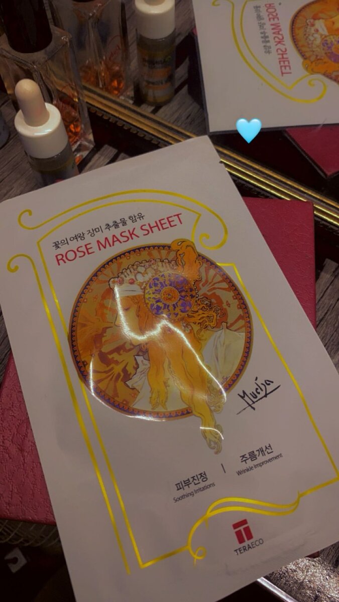Rose Mask sheet (Korean Face Mask)