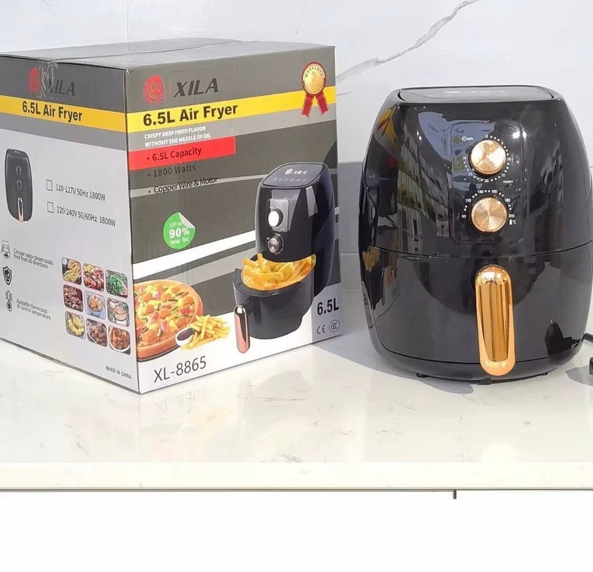 Friteuse à air 6.5L XILA XL-8865