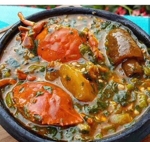 Foutou sauce arachide