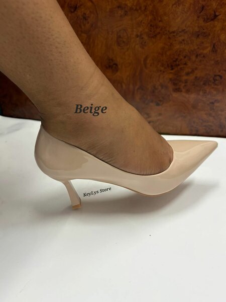 Escarpins élégants en cuir verni