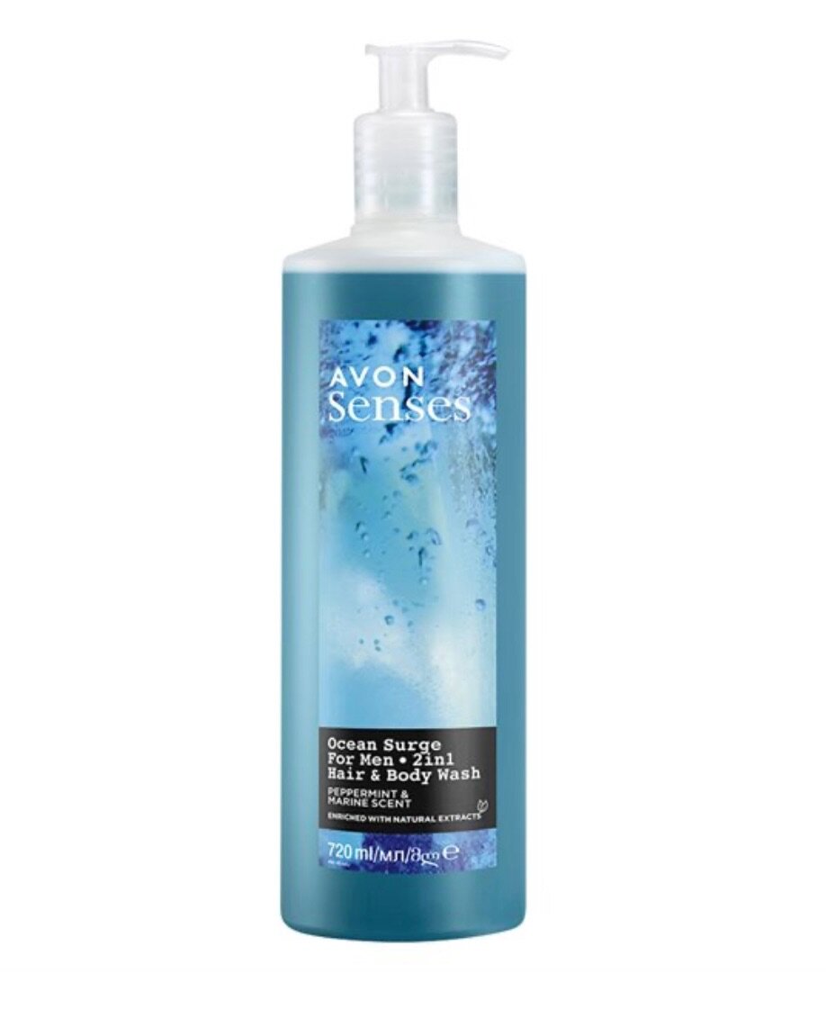 Senses Ocean Surge for Men Hair & Body Wash 720ml